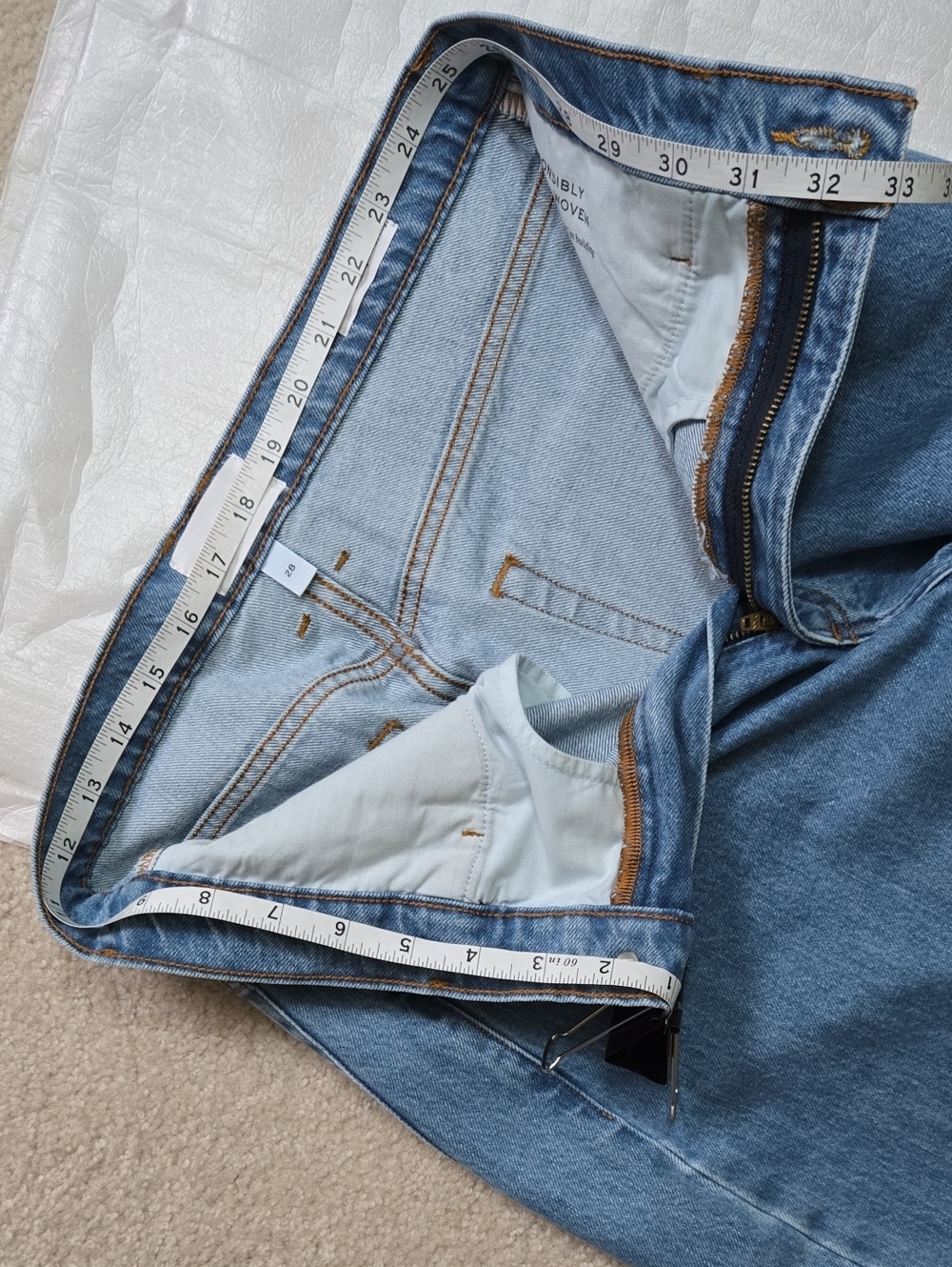 Frame Denim Light Blue Straight Leg Jeans - Picture 5 of 5